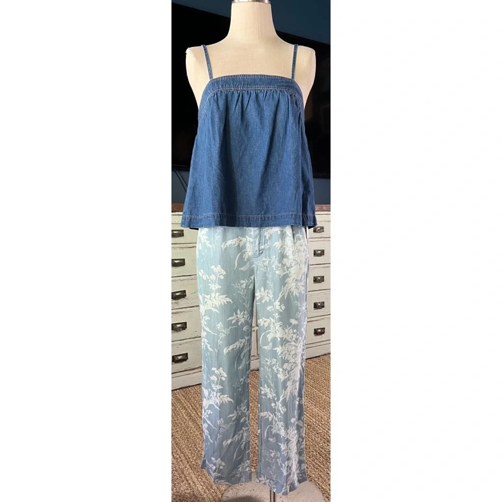 Anthropologie Paige Floral Pants 4 - Picture 5 of 12